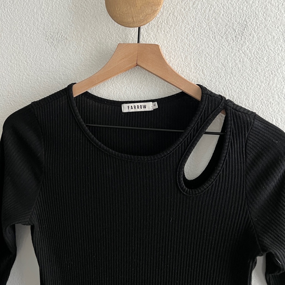 Farrow Ribbed Cut Out Dress - Picture 2 of 8